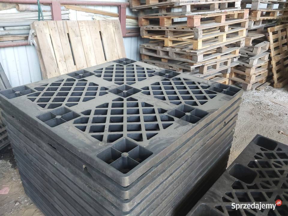 Palety plastikowe 120x100 100x100 Magazynowanie Mąkosy Stare
