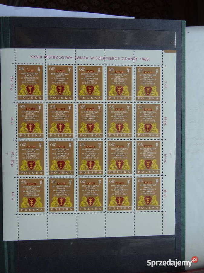 Znaczki pocztowe Polska Fi 12571262 Arkusz Jarosław