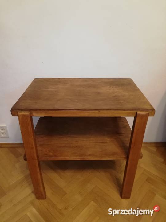 Retro stolik PRL z półką Vintage lata 60te Warszawa