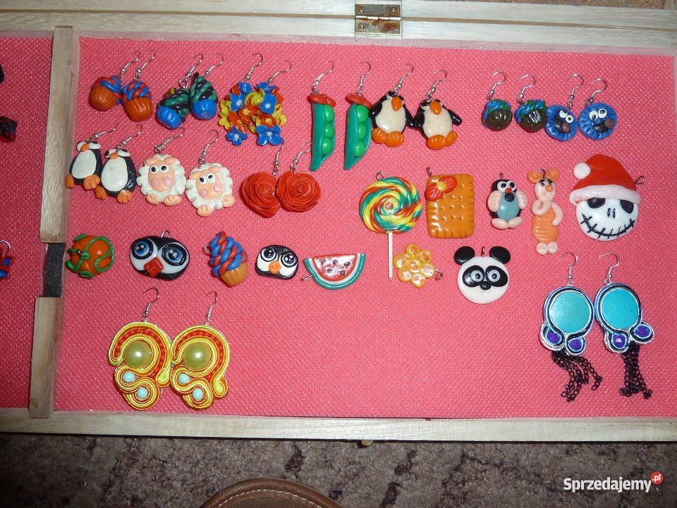 kolczyki z modeliny Świdnica