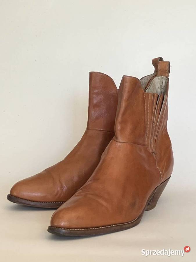 Sztyblety western styl skóra