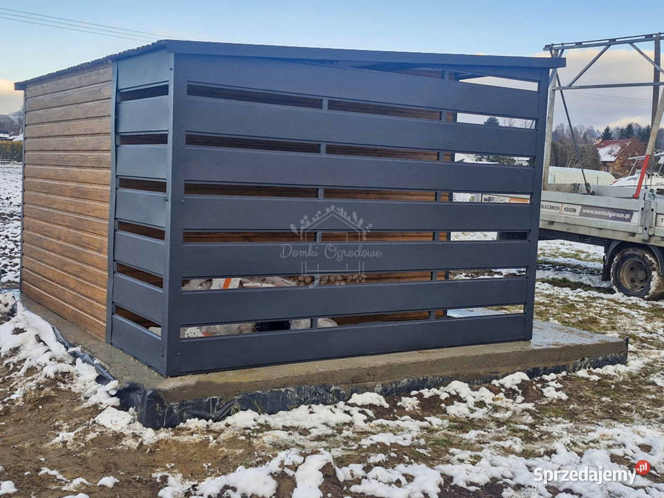 Schowek domek ogrodowy 25x3m okno drewnopodobny podkarpackie Sanok