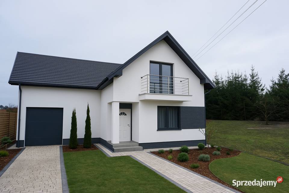 dom w stanie surowym I Kąty Rybackie I rodziny ogródek