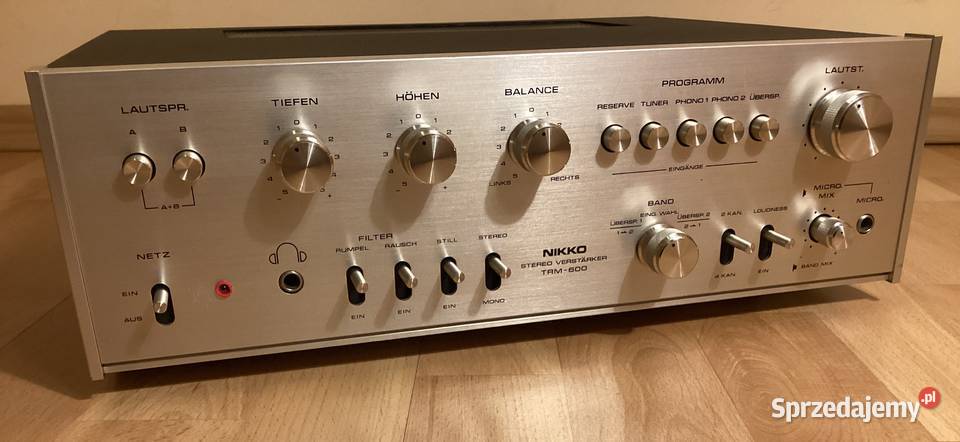 Wzmacniacz stereo NIKKO TRM600 SPRAWNY ładny Gdynia