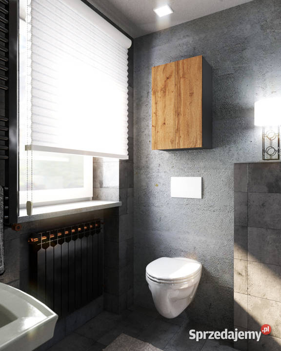 Szafka Łazienkowa Wisząca 60 Loft Bezuchywtowa Elbląg