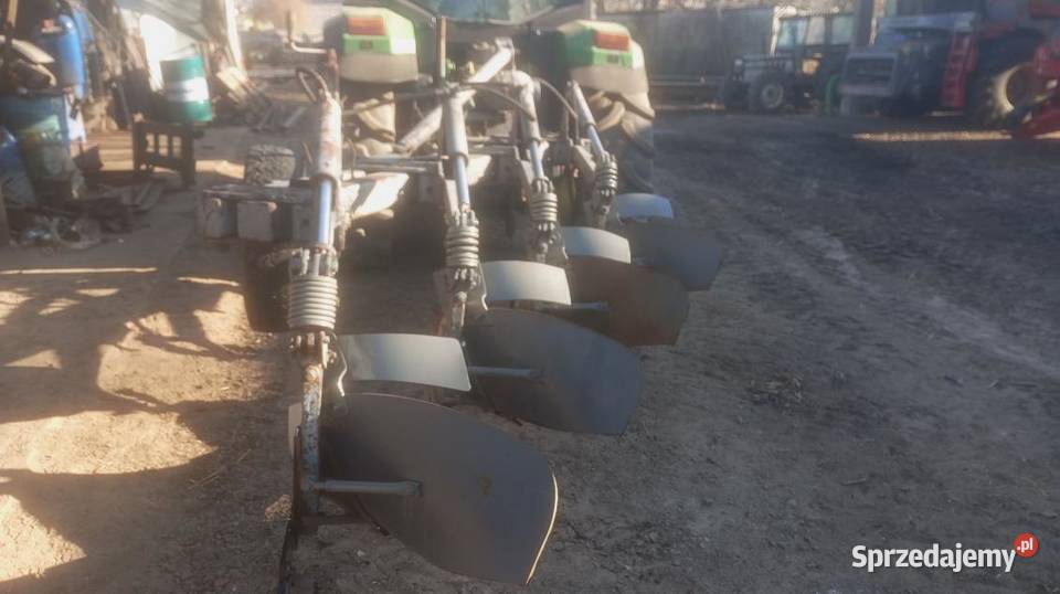 Pług 4 skibowy na zabezpieczeniu hydraulicznym nieuszkodzony Zgierz
