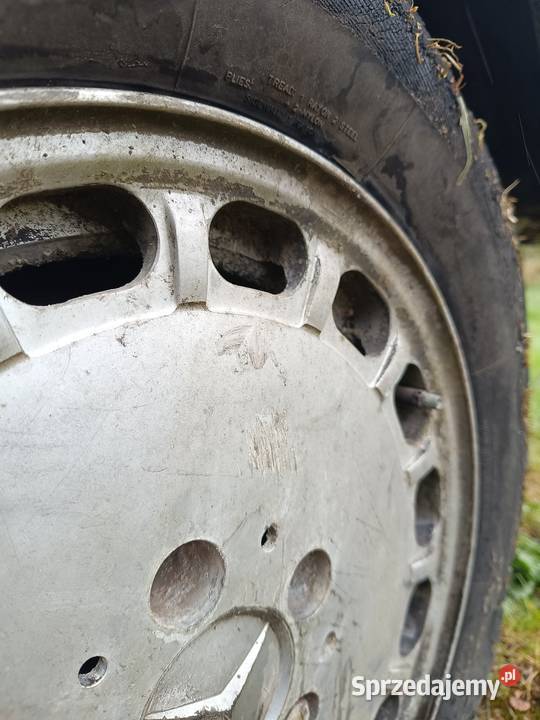 Mercedes w126c126 alufelgi gullideckel 5 sztuk Biały Bór