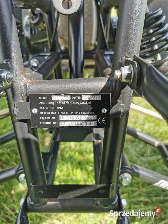 Duży wysoki Quad 200 rama XXI biegi 1 1 koła 10 niebieski Miejska Górka