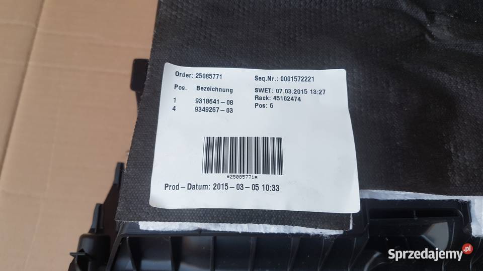 BMW 218d seria 2 F45 Active Tourer schowek prawy Legnica