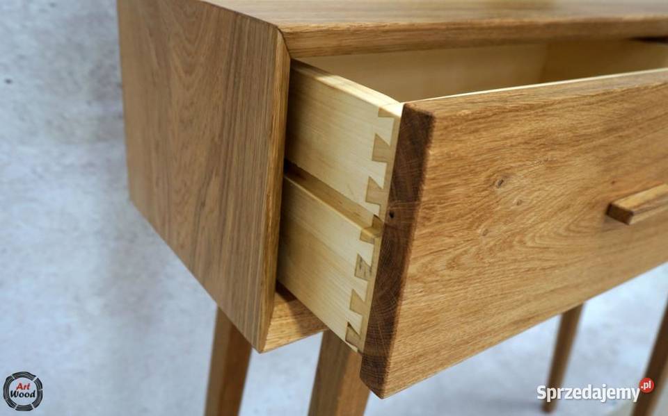 Konsola dębowa IZU z szufladami Nowy Sącz sprzedam