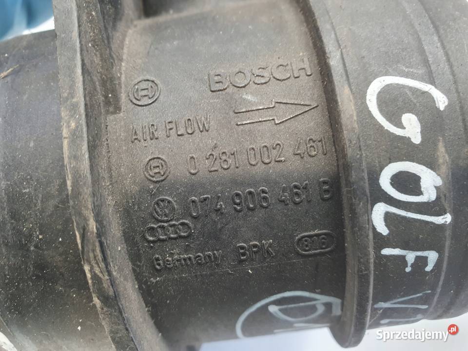 PRZEPŁYWOMIERZ VW Golf V 20 TDI POWIETRZA Rudka