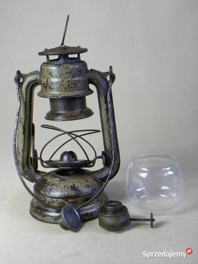 Polska lampa naftowa Jupiter 0 zabytek Legnica