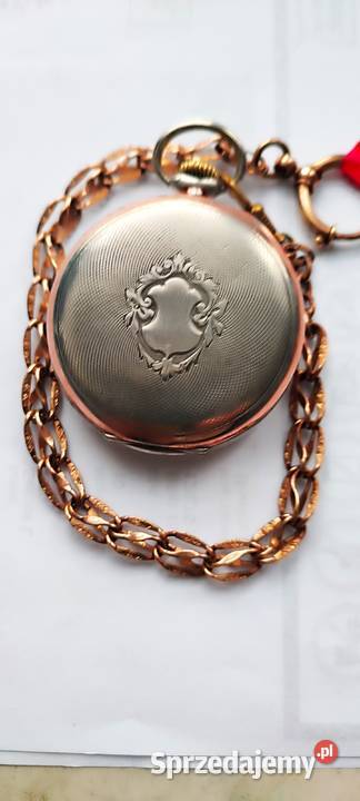 zegarek kieszonkowy srebrny pr0800 ZENITH z Mielec