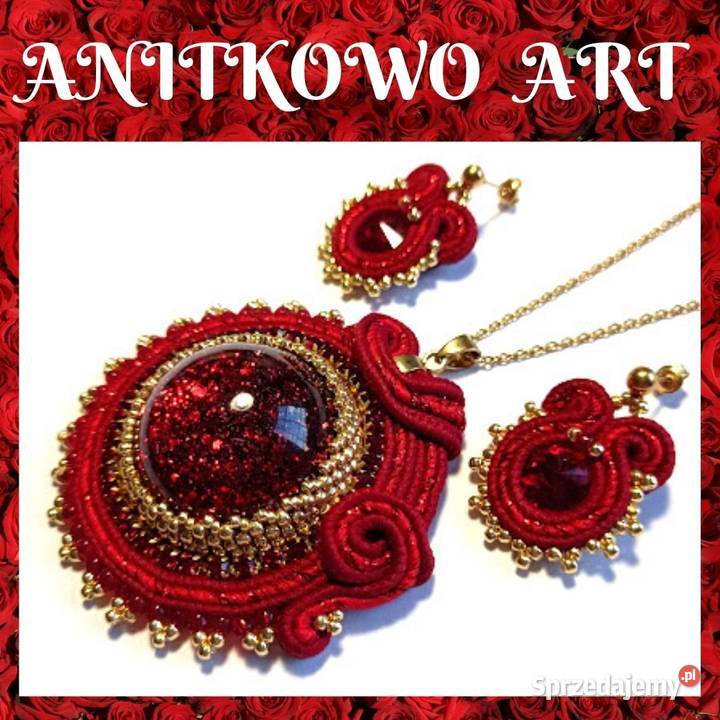 KOMPLET WIŚNIOWY Z MIENIĄCĄ ŻYWICĄ Warszawa