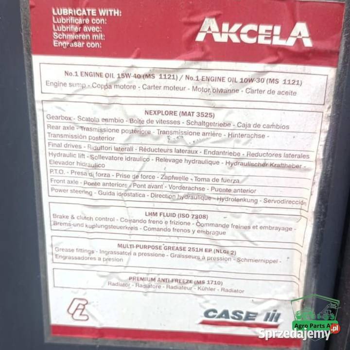Case Maxxum 115 PartsCzęści Ciechanowiec
