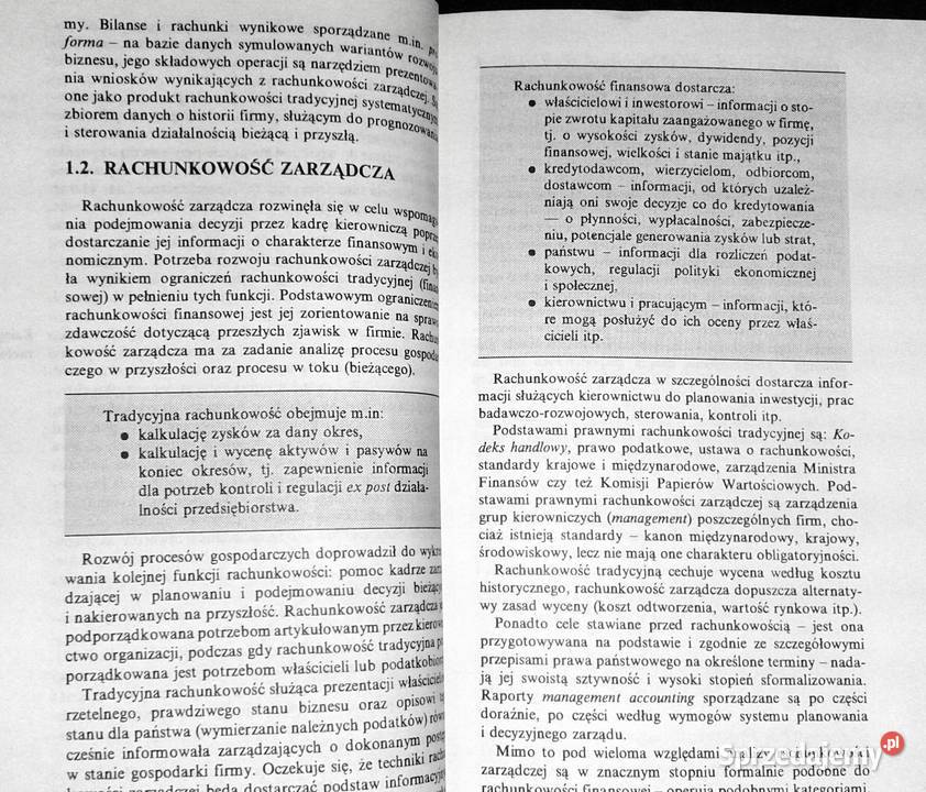 Rachunkowość zarządcza Andrzej Kowalak miękka Pozostałe Chełm