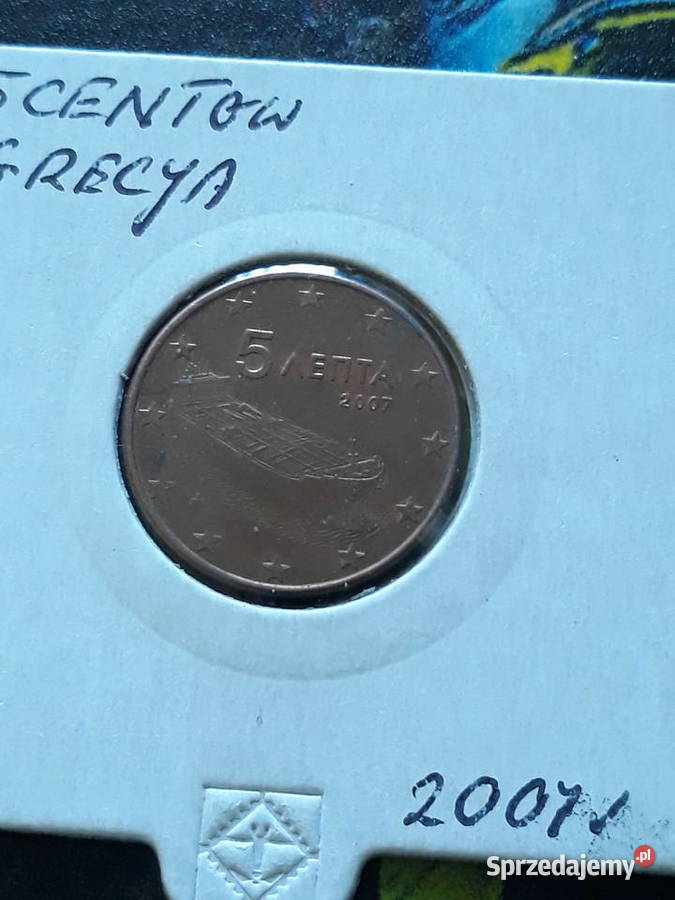 5 Eurocentów Grecja 2007 r Konin