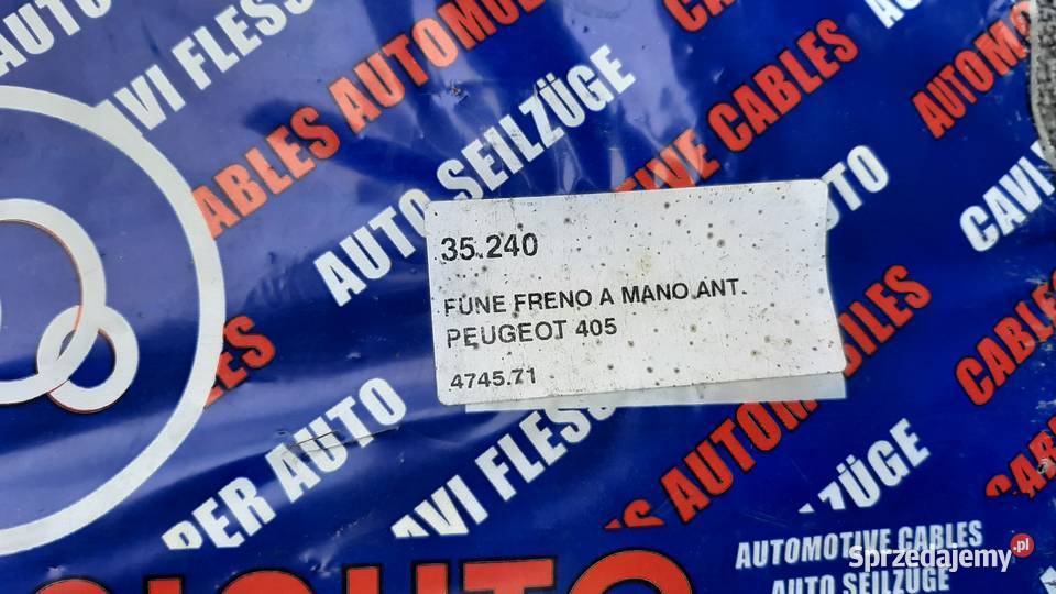 LINKA PODNOSZENIA MASKI NOWA PEUGEOT 405 Zamość