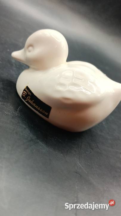 Figurka ceramiczna ptak kaczka Johansson Zamość