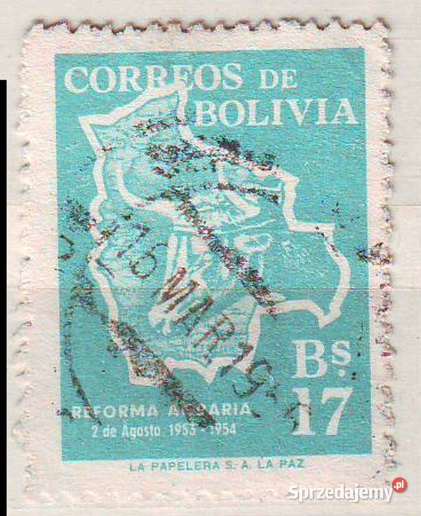 Bolivia Zn Mi 383 z 1953 i 385 z 1954 kas śląskie Gliwice