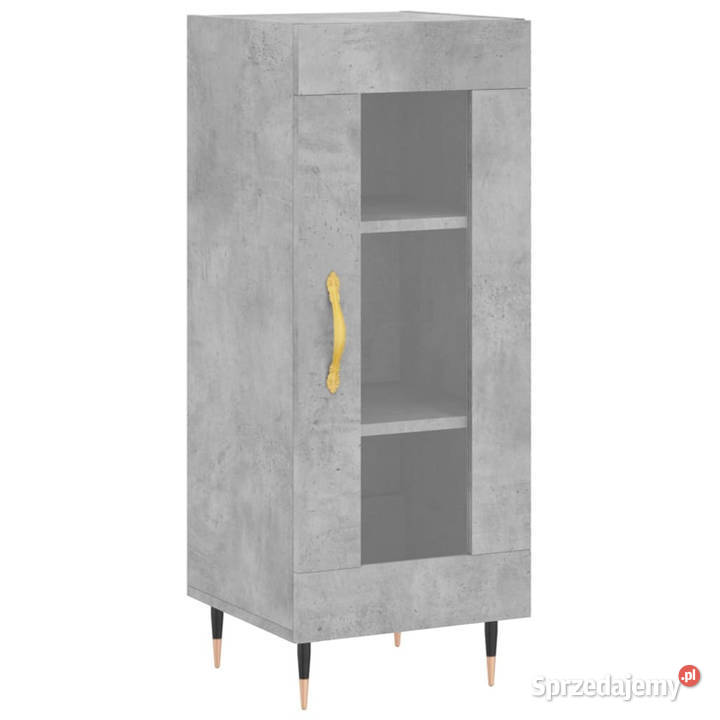 Szafka szarość betonu 345x34x90 materiał Warszawa