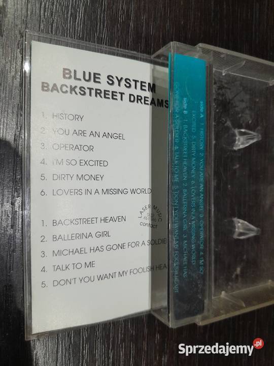 Kaseta magnetofonowa Blue System Backstreet Wieliczka