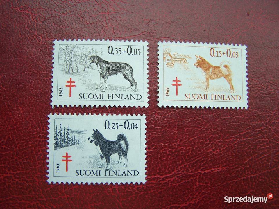 Finlandia 1965 MNH Mi 60002 Fauna Psy sprzedam