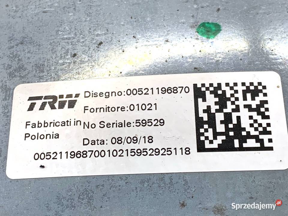 MODUŁ WSPOMAGANIA FIAT TIPO 00521196870