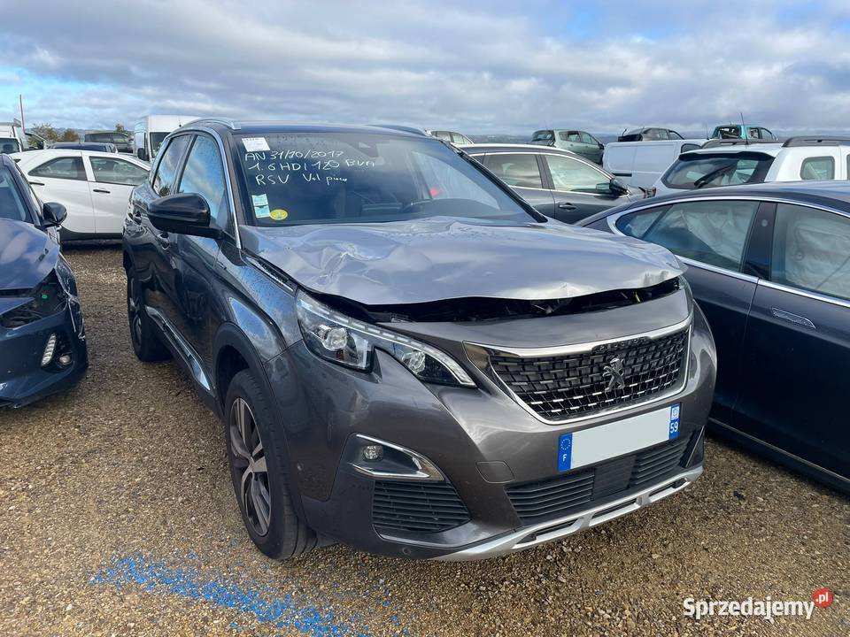 PEUGEOT 3008 II 16 BlueHDi 120 EAT6 GTLine ER020 pomorskie Gdańsk