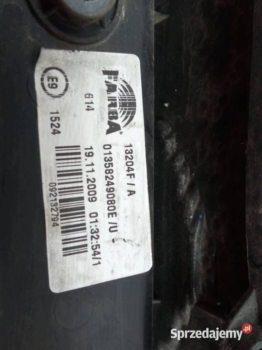 LAMPA TYŁ PRAWA EU 01358249080E Citroen Nemo I