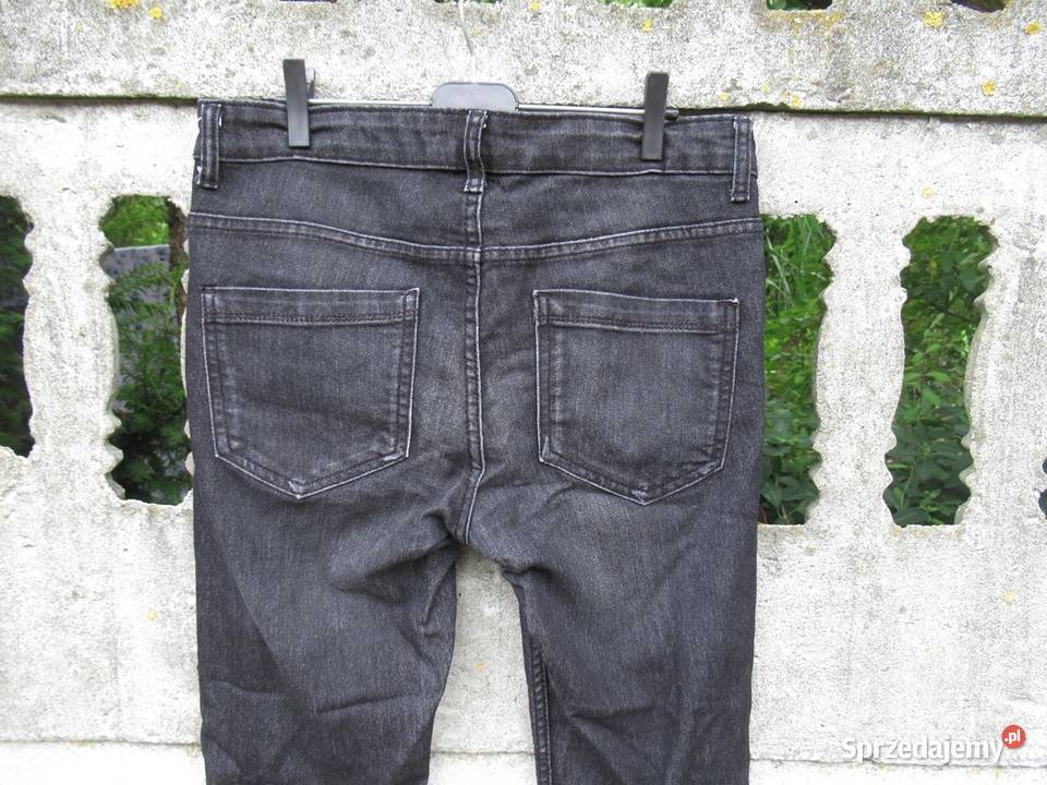 męskie Spodnie 40 L grafitowe Denim Co podkarpackie