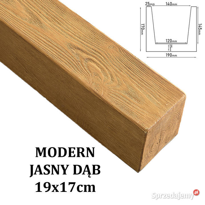 Belka Modern 19x17 JASNY DĄB Gdów