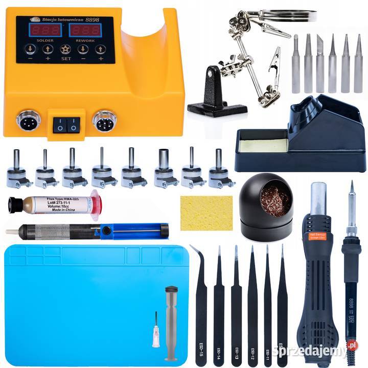 Stacja Lutownicza 2w1 Rosfix OH660 660W Zestaw Ludźmierz