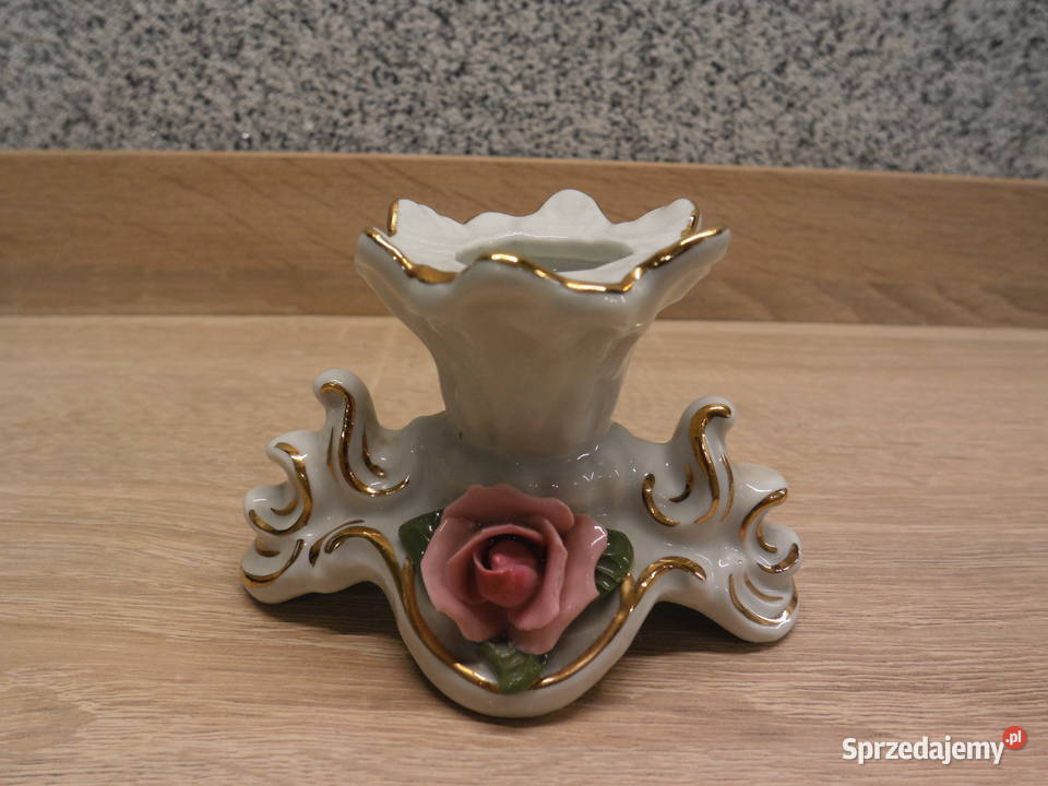 Porcelanowy świecznik Raszków