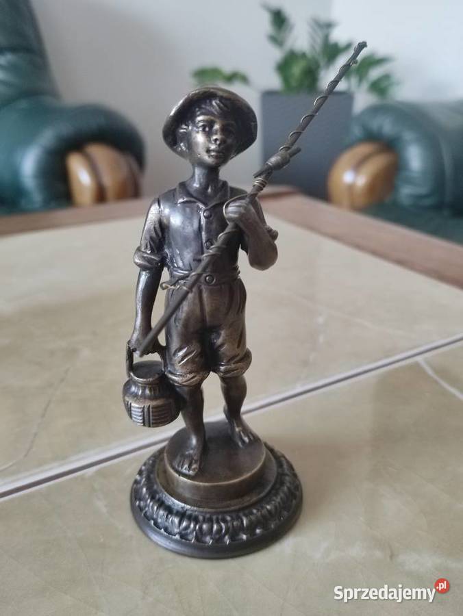 UNIKAT 1919 A Schreter Poznań Rybak z rzadką Antyki Janów Lubelski