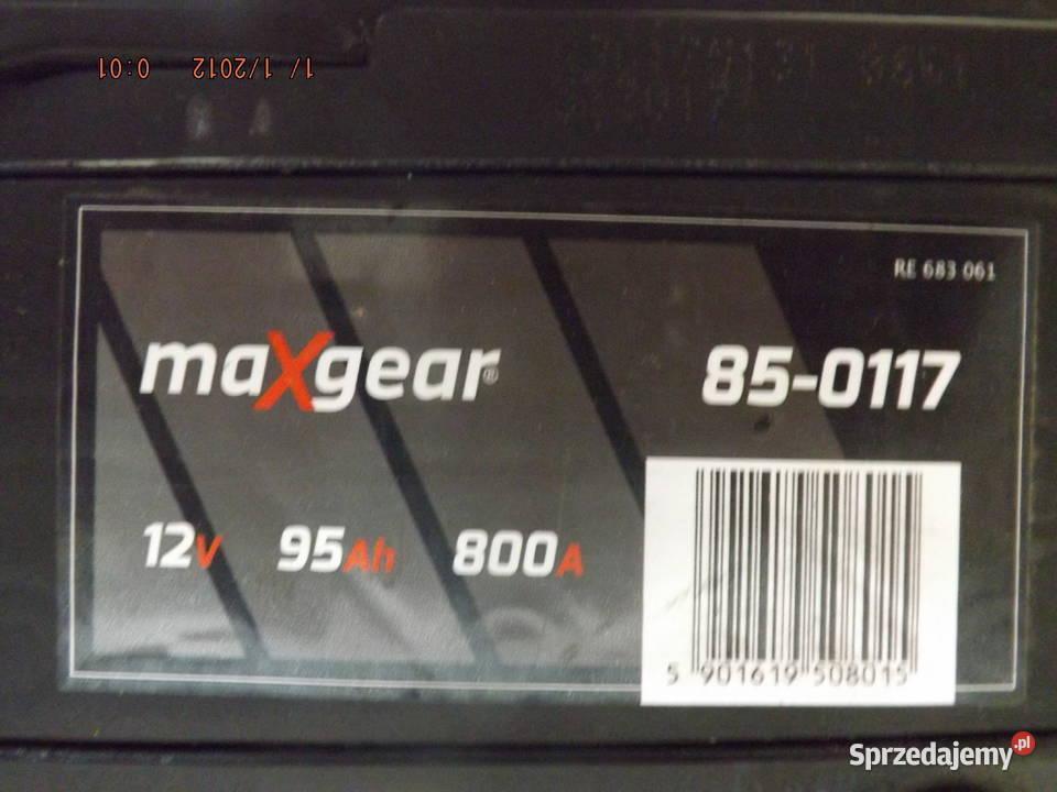 Sprzedam akumulator Maxgear 12V95Ah800A
