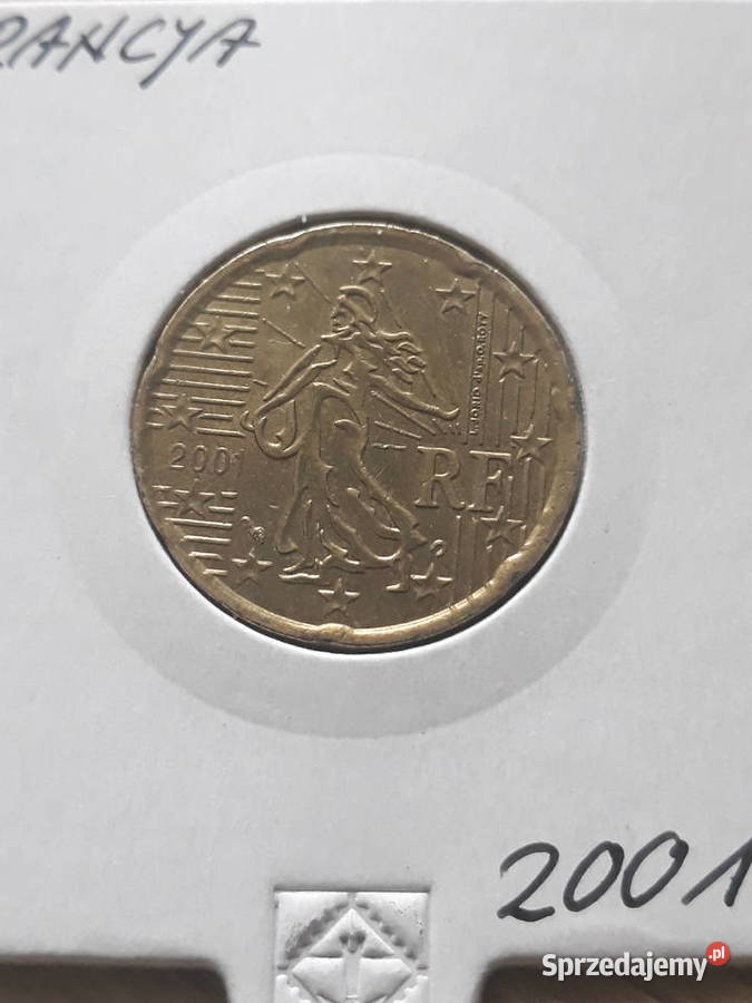 20 Eurocentów Francja 1999 r 2001 r 2008 r wielkopolskie Konin sprzedam
