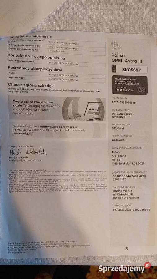 Orurowanie z poprzeczką z HOMOLOGACJĄ Katowice