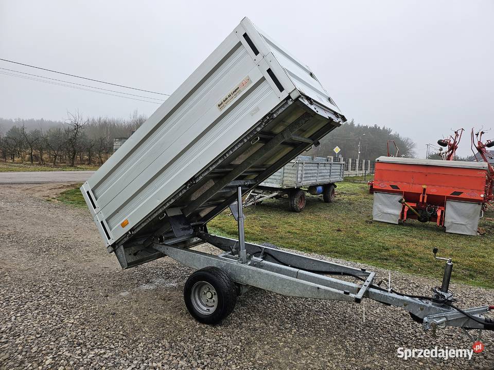 Przyczepka Wywrotka do Traktorka Qada samochodu Humbaur Przyczepy mazowieckie Góra Kalwaria