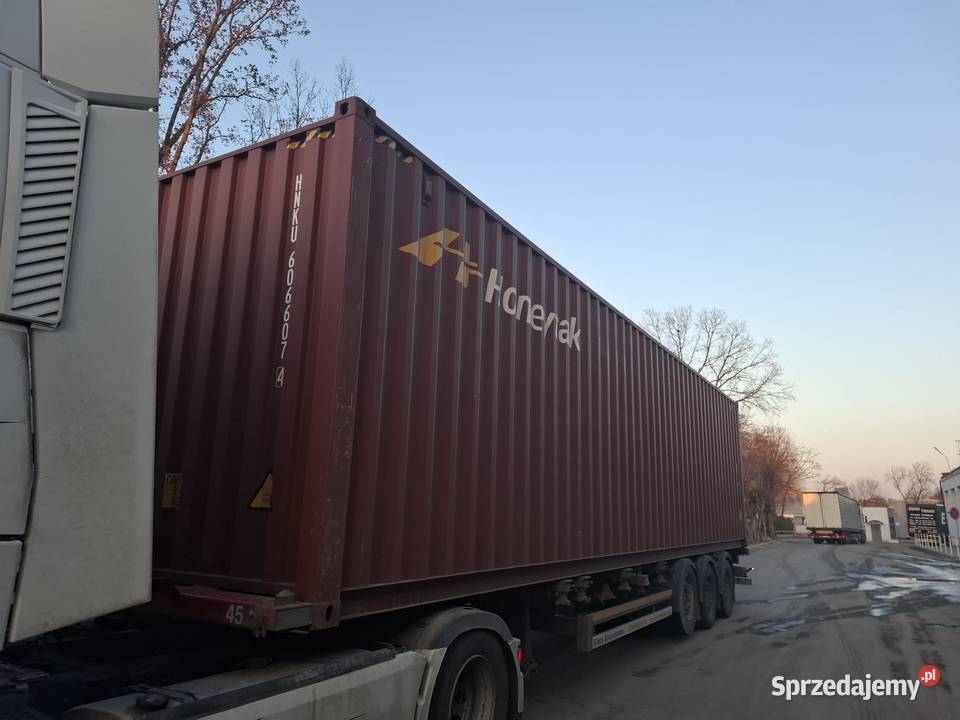Kontener morski 12 metrów 40 High Cube HC łódzkie sprzedam