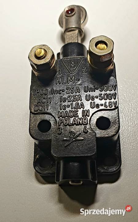 Przełącznik krańcowy KLM2R 6A 500V krańcówka z Bydgoszcz sprzedam