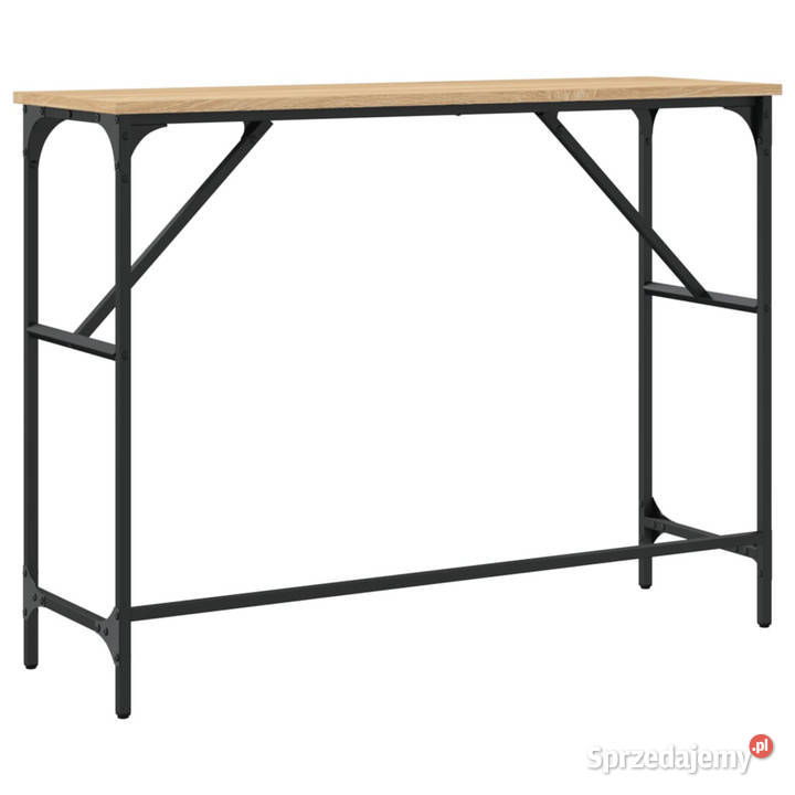 Stolik konsolowy dąb sonoma 100x32x75 WM834056