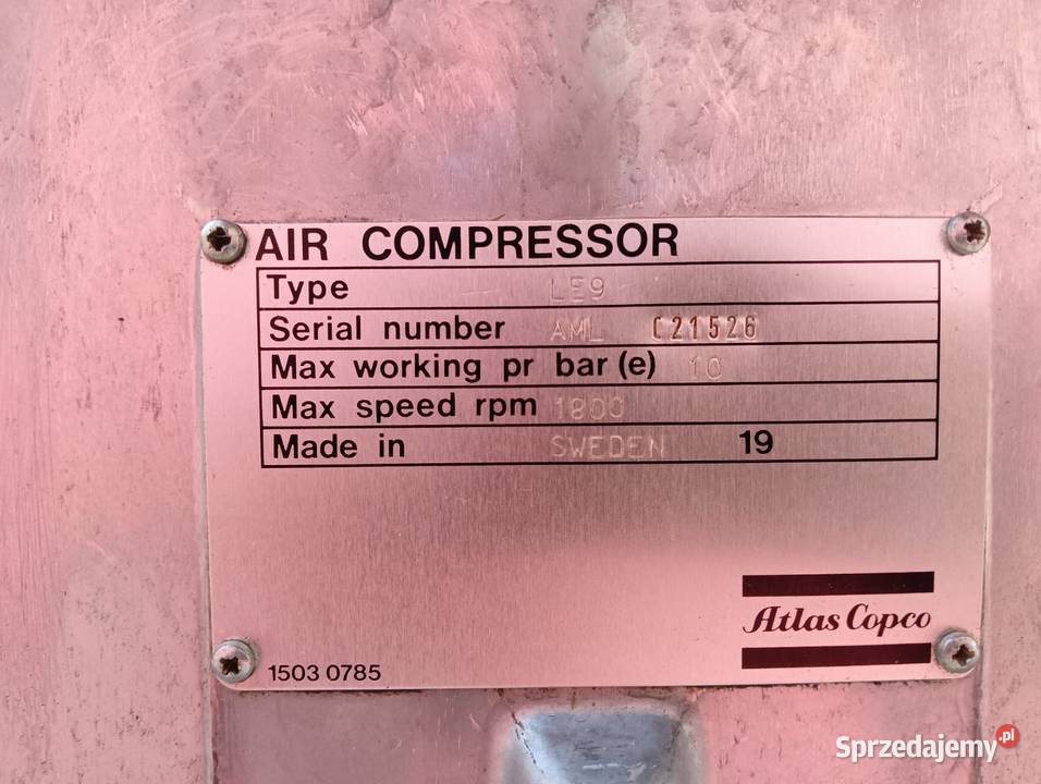 Kompresor Atlas Copco Wejherowo