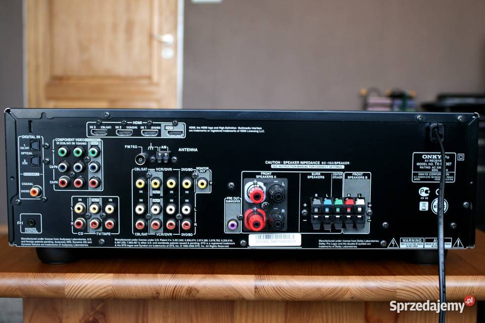 Amplituner Tx Sr 307 HDMI wzmacniacz kino domowe pomorskie Gdańsk