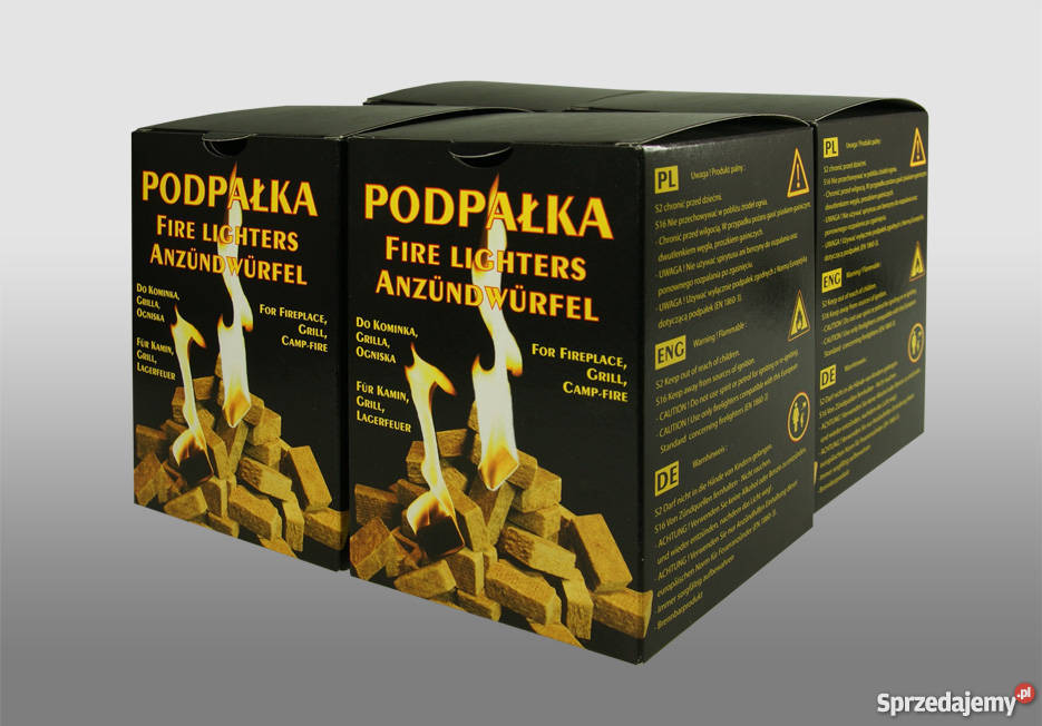 PODPAŁKA do grilla kominka pieca 72 w pudełku Warszawa sprzedam