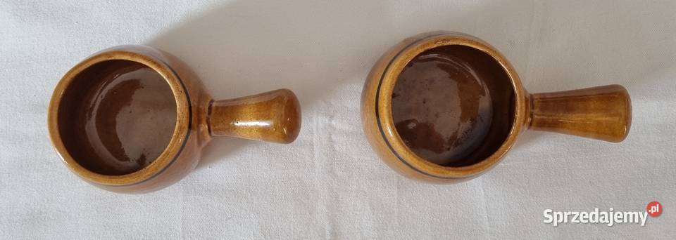 2 małe ceramiczne naczynia do zapiekania z Warszawa