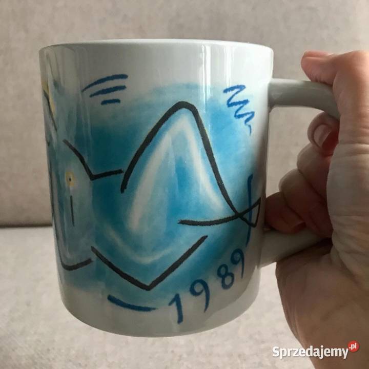 Duży rocznicowy 1989 kubek Royal Copenhagen Dom i Ogród mazowieckie Warszawa sprzedam