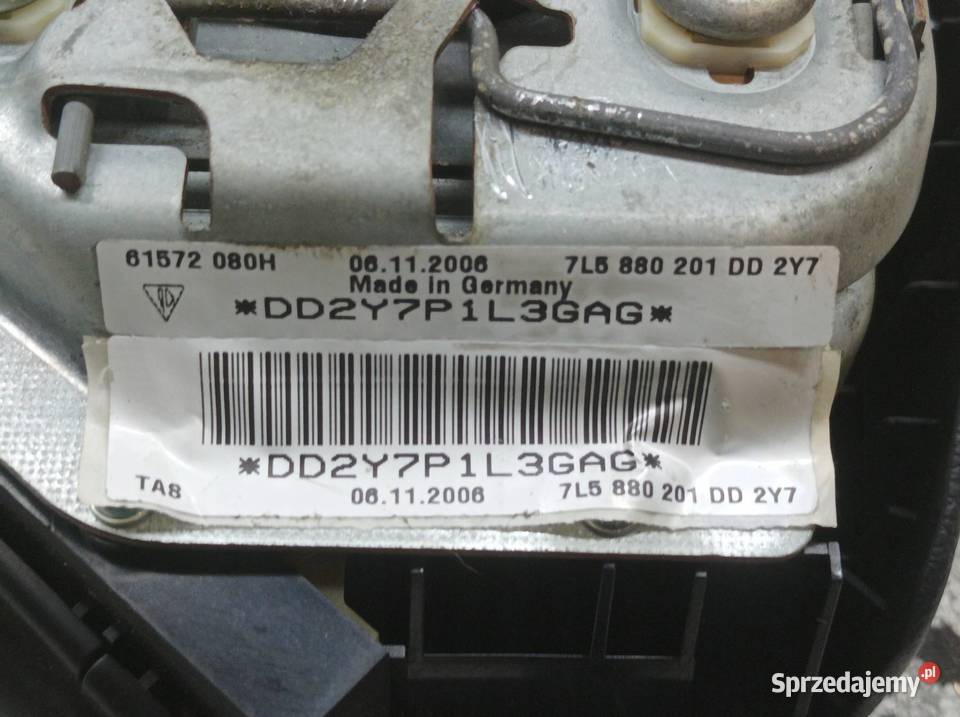 PODUSZKA POWIETRZNA AIRBAG LEWA KIEROWCY 7L osobowe