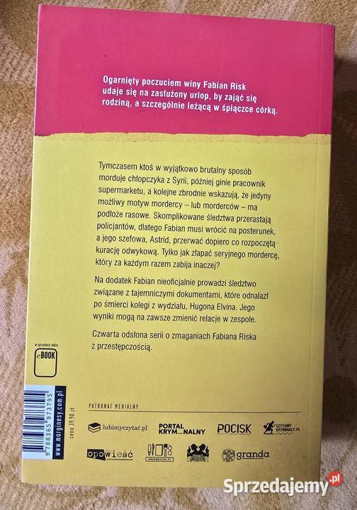 Stefan Ahnhem Motyw X Gryfice sprzedam