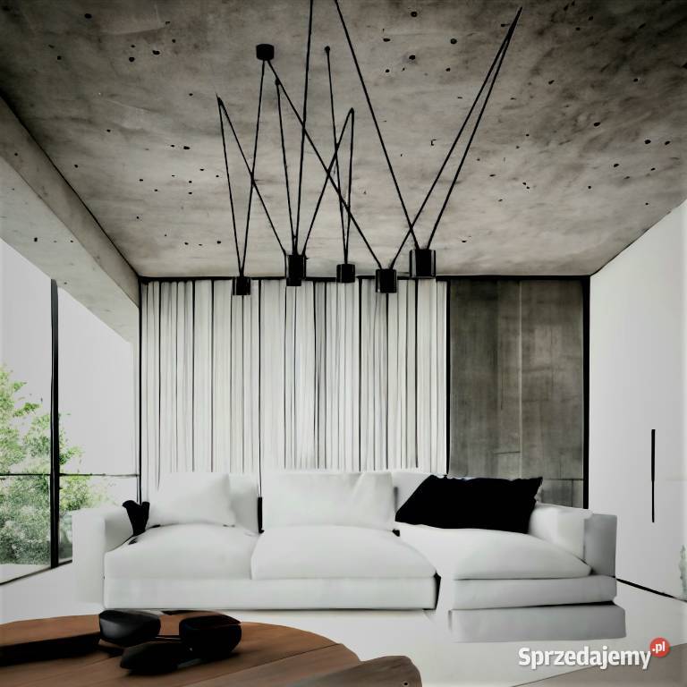 nowoczesna lampa wisząca do salonu LUKlight Rzeszów